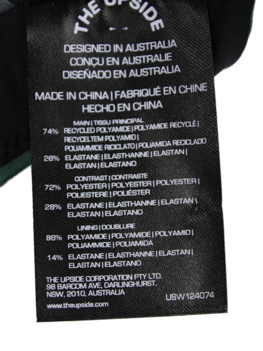 The Upside Oxford Nora Sports Bra in Fern Green Size 6 / Small - Picture 10 of 11